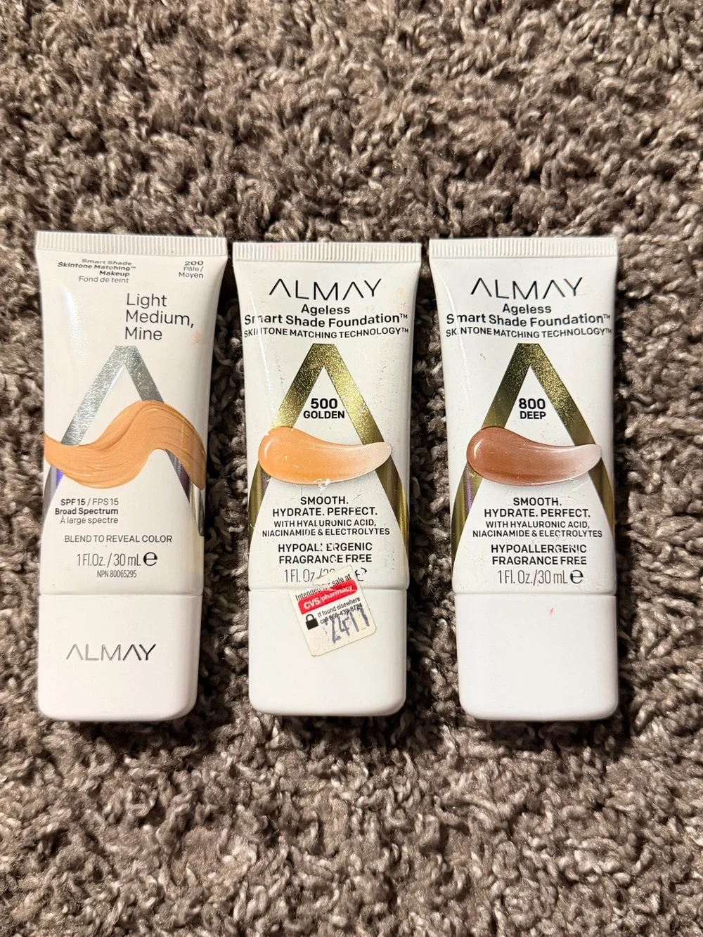 Almay Ageless Smart Shade Foundation Skin Tone Matching Technology 1 per order